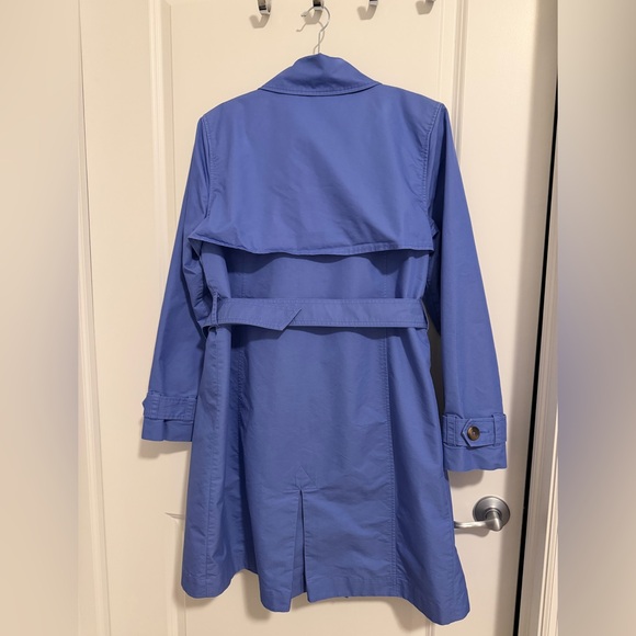 L.L. Bean Women's Elegant Blue Trench Coat - Picture 2 of 7